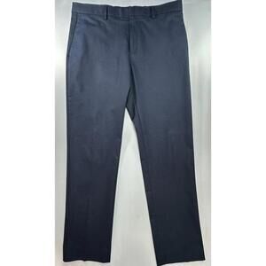 Banana Republic Slim Flat Straight Dress Pant Blue Men 36/34